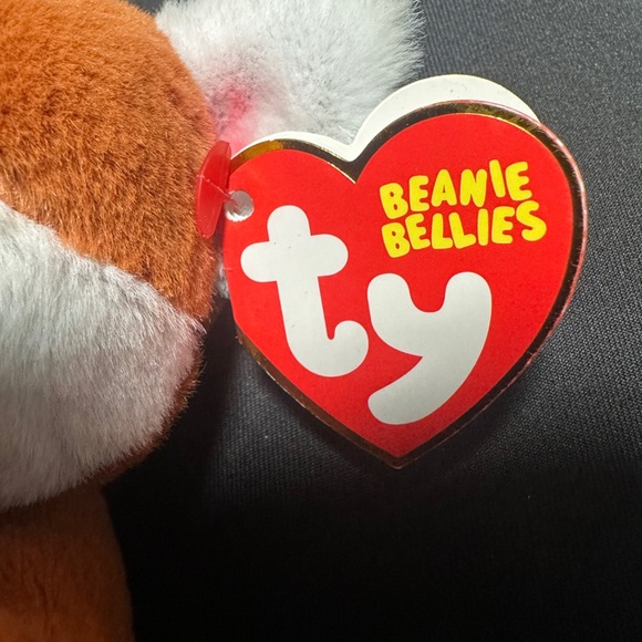 Ty Beanie “Witt” Fox Plush - Orange and White - Picture 8 of 9